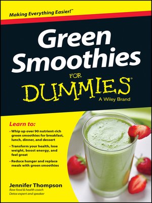 cover image of Green Smoothies For Dummies